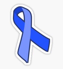Blue - ACLU, Colon Cancer, Prostate Cancer Sticker