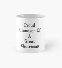 Proud Grandson Of A Great Electrician Mug