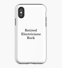 Pensionierte Elektriker Rock iPhone-Hülle & Cover