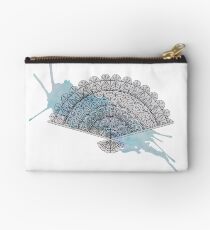 Watercolor Mandala Fan Studio Pouch