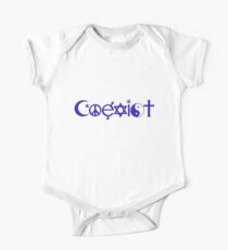 COEXIST blue One Piece - Short Sleeve
