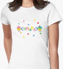 I love cupcakes banner Women's Fitted T-Shirt