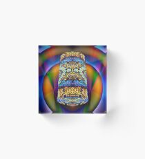 Euclidean Mandelbulb Acrylic Block