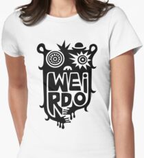 Big weirdo - on light colors Women's Fitted T-Shirt