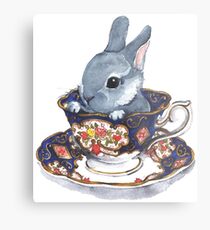 Heirloom Bunny Metal Print