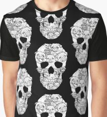 Pug Skull Graphic T-Shirt