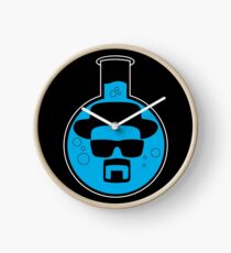 Breaking Bad Blue Flask Round Clock