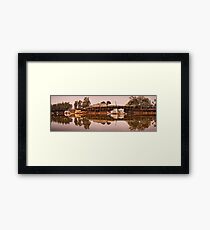 Echuca Wharf, Victoria, Australien Gerahmtes Wandbild