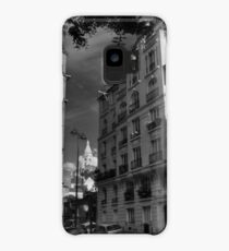 Paris - Montmartre Streetscape 003 BW Case/Skin for Samsung Galaxy
