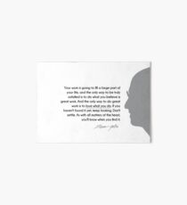 love what you do - steve jobs Art Board