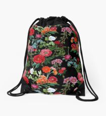 Botanical Pattern Drawstring Bag