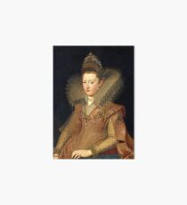 Portrait of an Elizabethan Dutch Princess Art Board