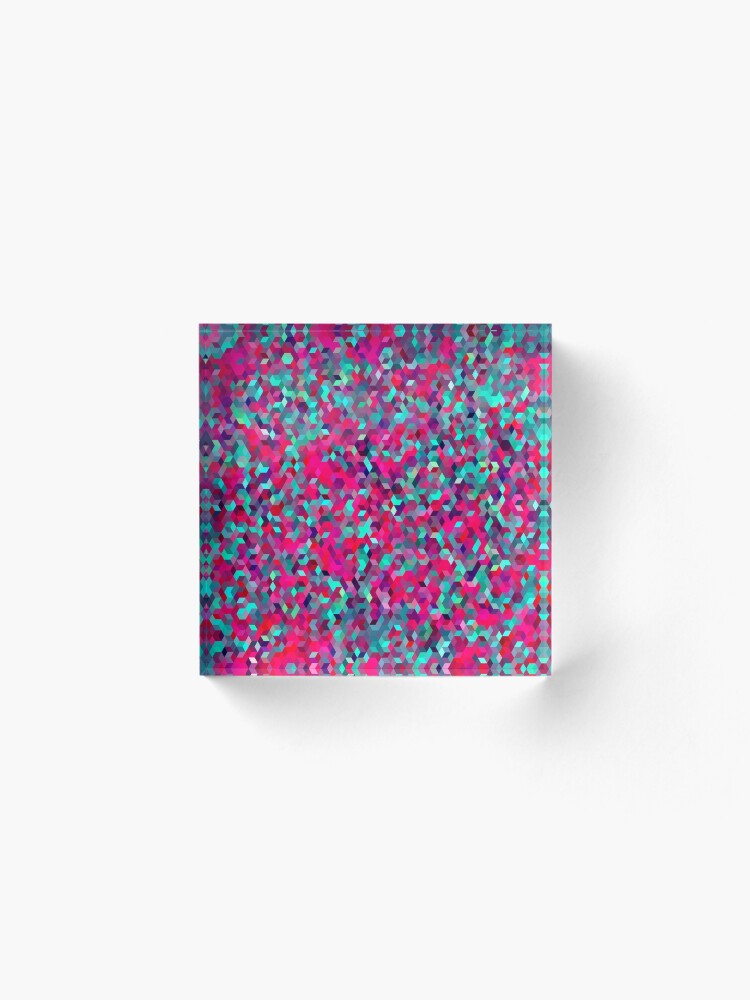 Alternate view of Roses Acrylic Block