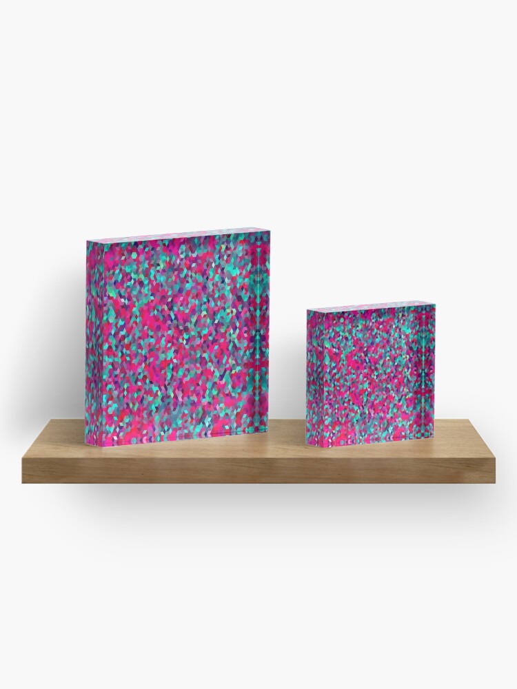 Alternate view of Roses Acrylic Block