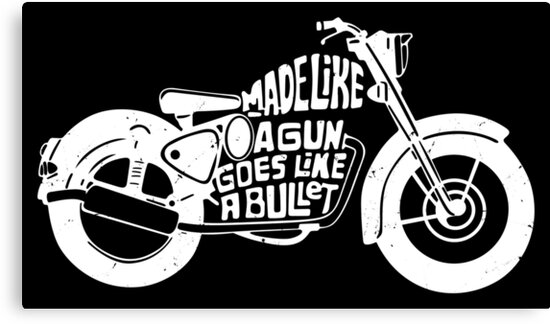 Made Like A Gun Goes Like A Bullet Wallpaper "Made Like A Gun Goes Like A Bullet" Canvas Prints by stottcole | Redbubble