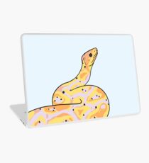 Coral Glow Ball Python Laptop Skin