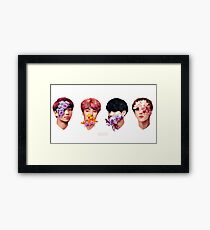 ❀ Flowers + Hyung Line ❀ Framed Print