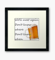 Beer Framed Print