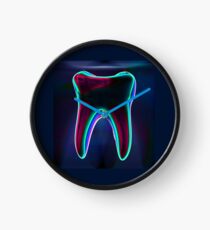 Colorful X-ray Tooth Dental Art Design Clock