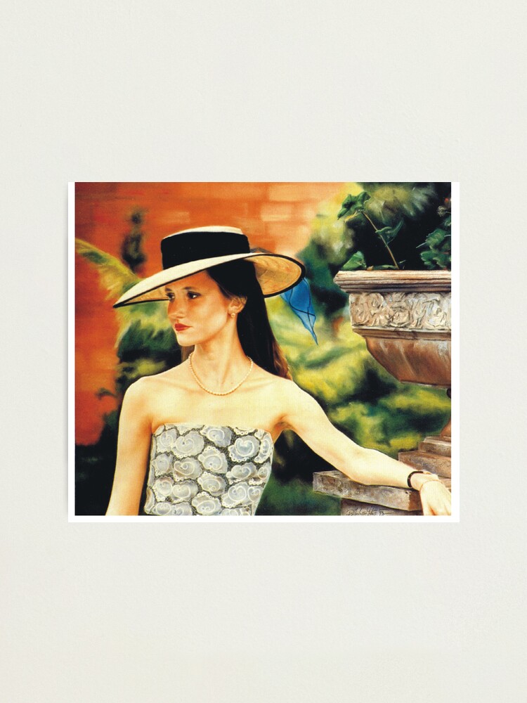 Alternate view of The Blue Scarf Photographic Print