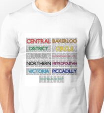 Tube Lines - All Unisex T-Shirt