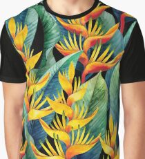 Aquarell Helikonia Grafik T-Shirt