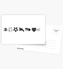 Whedonverse Logos Postcards