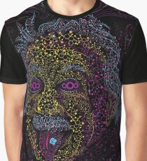 Acid Scientist tongue out psychedelic art poster Graphic T-Shirt