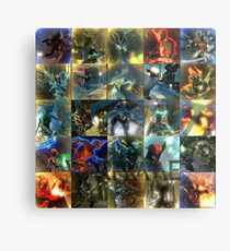 Warframe Metal Print