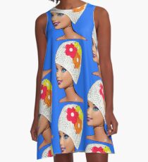 Vintage Schwimmer! A-Linien Kleid