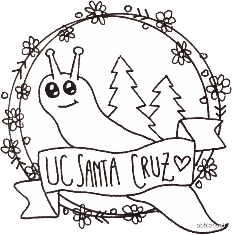 "UC Santa Cruz Color Me Logo" Stickers by abbiequail | Redbubble