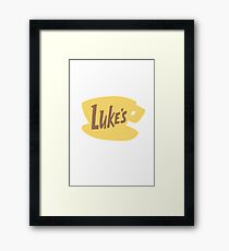 Luke's Diner Framed Print