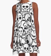 Shirts mugs and skull capes (skull) A-Line Dress