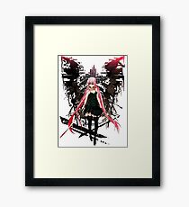 Gasai Yuno Anime Zukunft Desolation Anime T-shirt Gerahmtes Wandbild