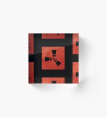 Rust logo Acrylic Block