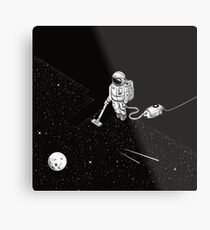 Space Cleaner Metal Print