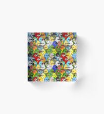 Too Many Birds! Bird Squad 1 Acrylic Block