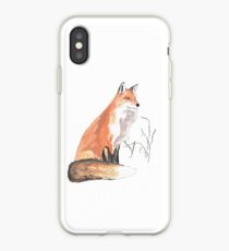 Fox in Snow iPhone Case