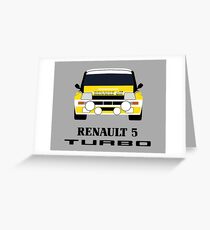 Renault 5 Turbo Greeting Card