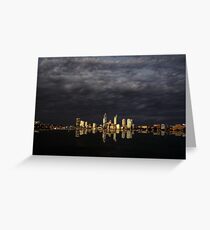Overcast Perth Greeting Card