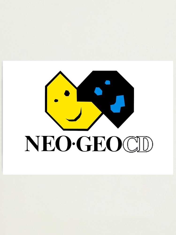 Neo Geo Cd Logo Photographic Print By Cdsmiles Redbubble