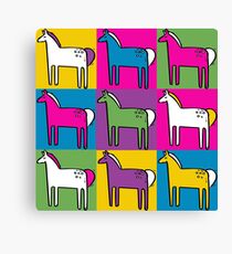 Ponys Leinwanddruck
