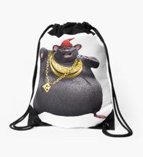biggie cheese Drawstring Bag