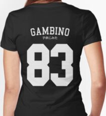 Gambino Jersey Women's Fitted V-Neck T-Shirt