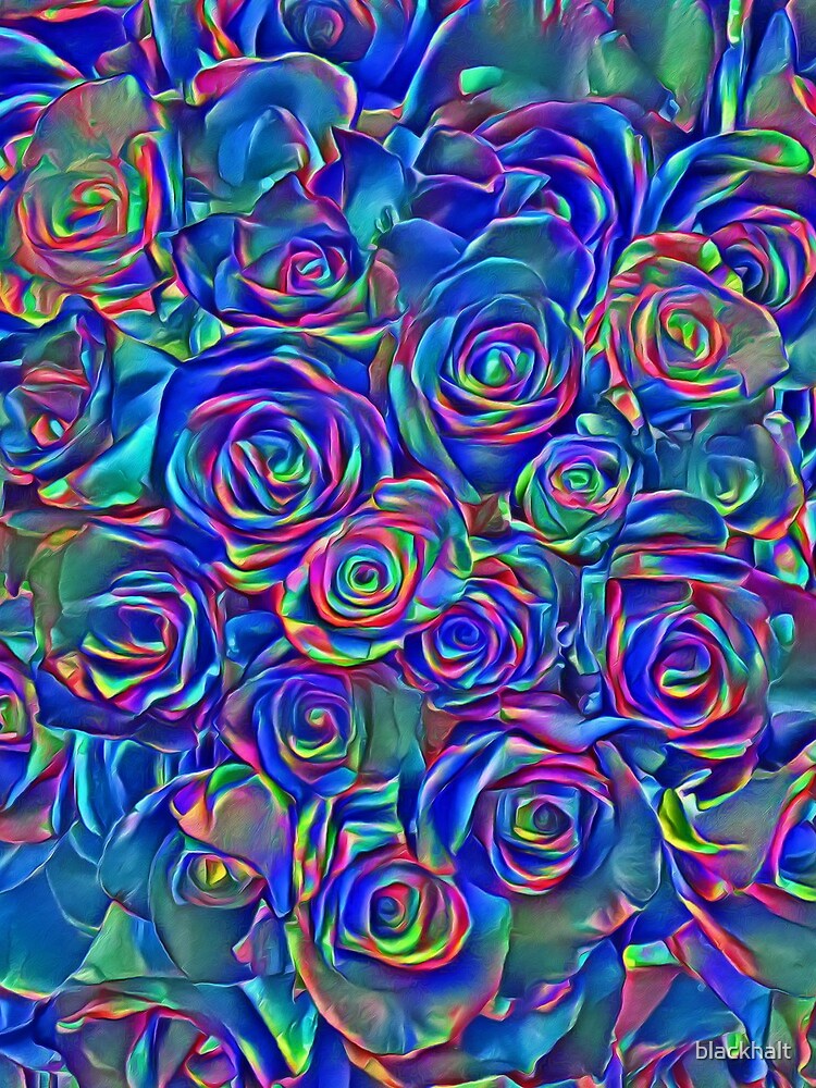Roses of cosmic lights by blackhalt