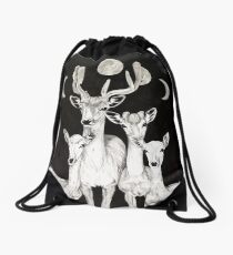Shipibo Moon Drawstring Bag
