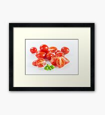Cherry Tomatoes Framed Print