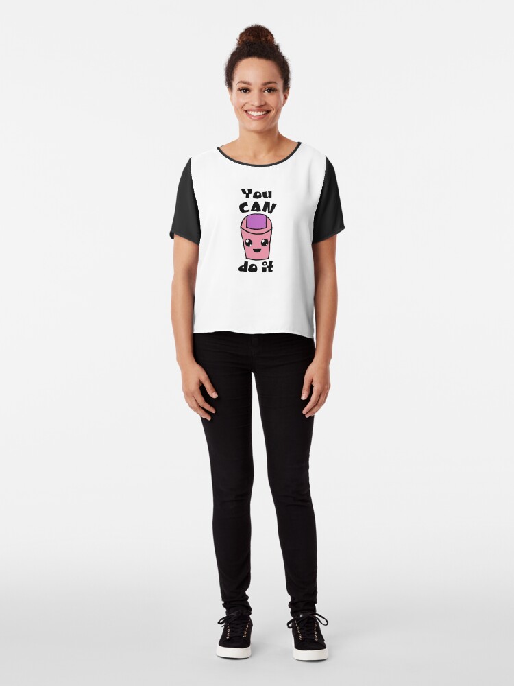 Alternate view of You Can Do It Chiffon Top