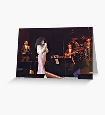 Diana Ross Greeting Card
