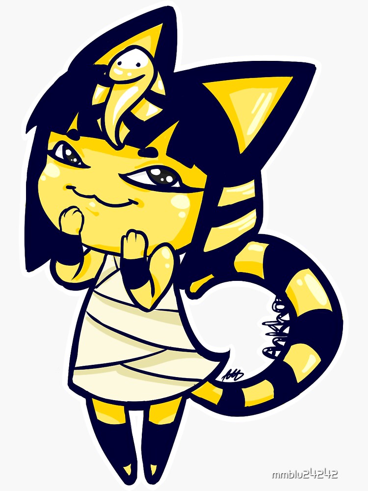 "Ankha" Sticker by mmblu24242 | Redbubble